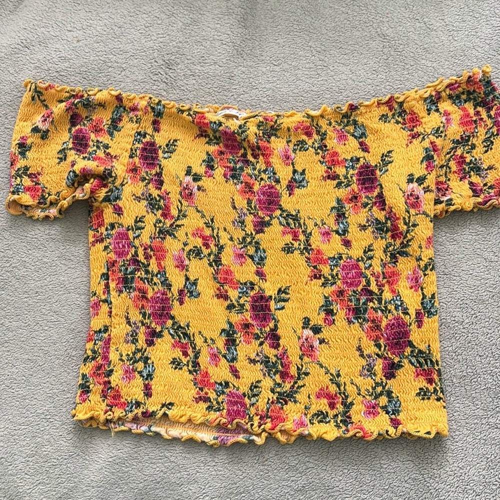 Lovely smocked crop top